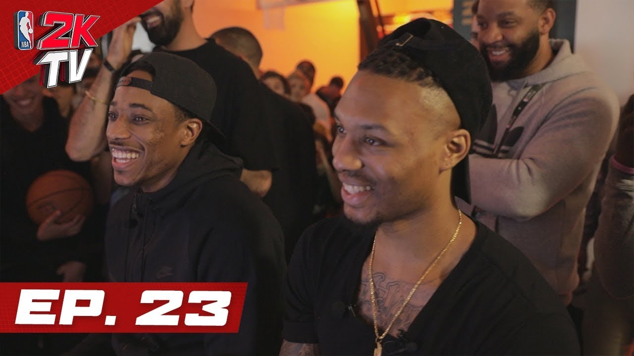 Damian Lillard vs DeMar DeRozan in a 2K Battle! - NBA 2KTV S4. Ep.23
