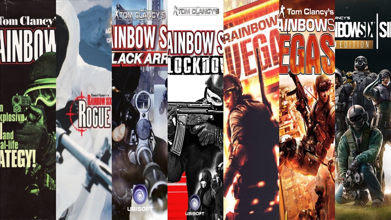 Эволюция игр Rainbow Six (1998-2021)