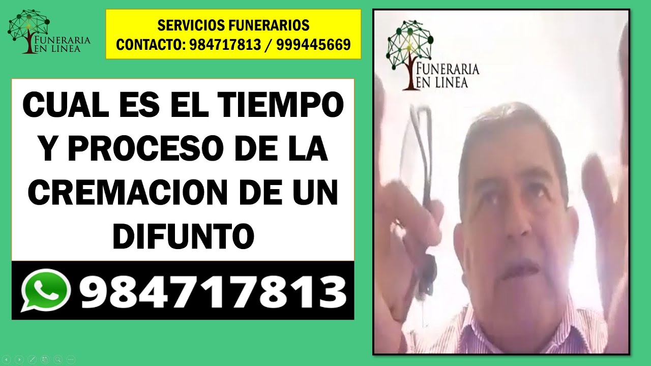Cuánto tiempo se tardan en entregar un cuerpo cremado -SERVICIO FUNERARIA EN LIMA PERU