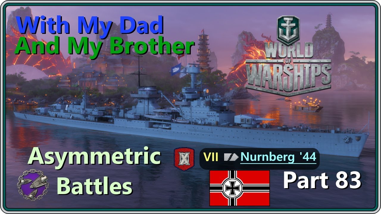 Live Stream: World of Warships Part 83 - Not enough lights!! (With My Dad and 