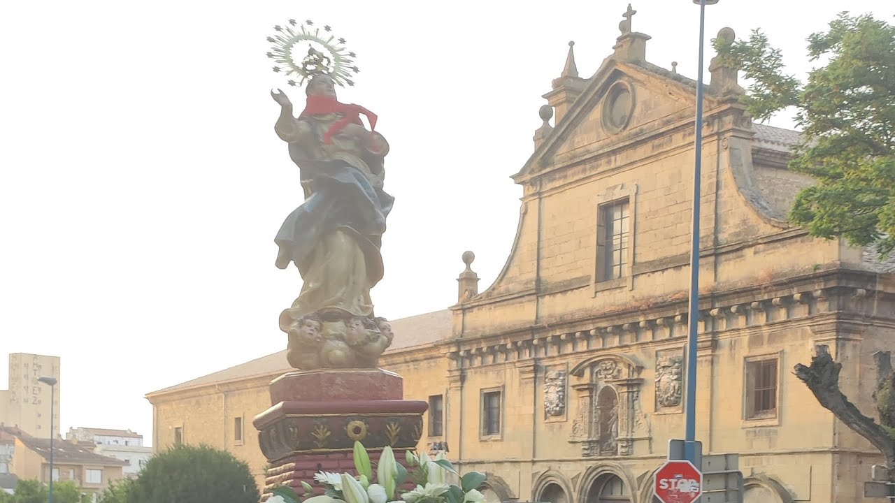 Procesión Virgen de la Asunción en Tafalla. 15 de agosto 2025. Rosario de la Aurora.