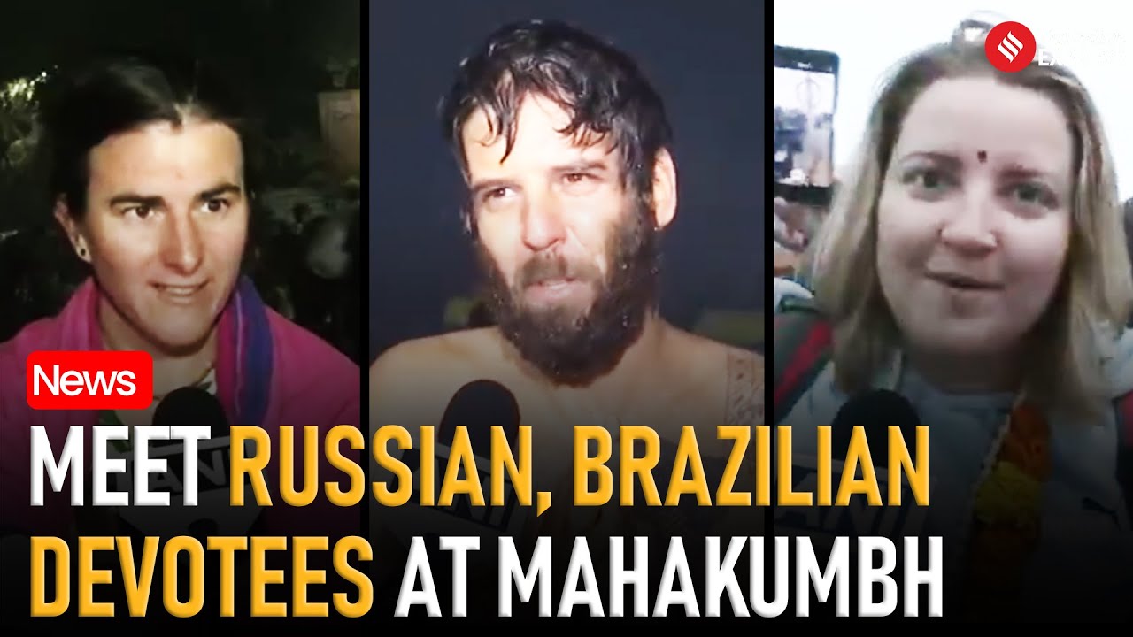 Kumbh Mela 2025: From Russians to Brazilians, devotees from across world throng Mahakumbh
