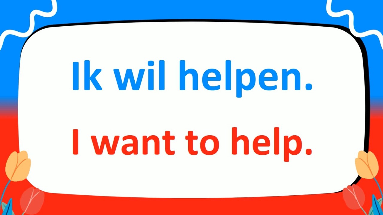 Learn How to Use Dutch INFINITIVE VERBS in Phrases Fast with 300+ Most Essential Sentences!