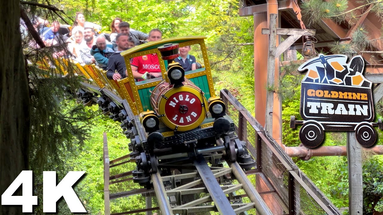 Gold Mine Train [On-Ride 4K POV] - Nigloland