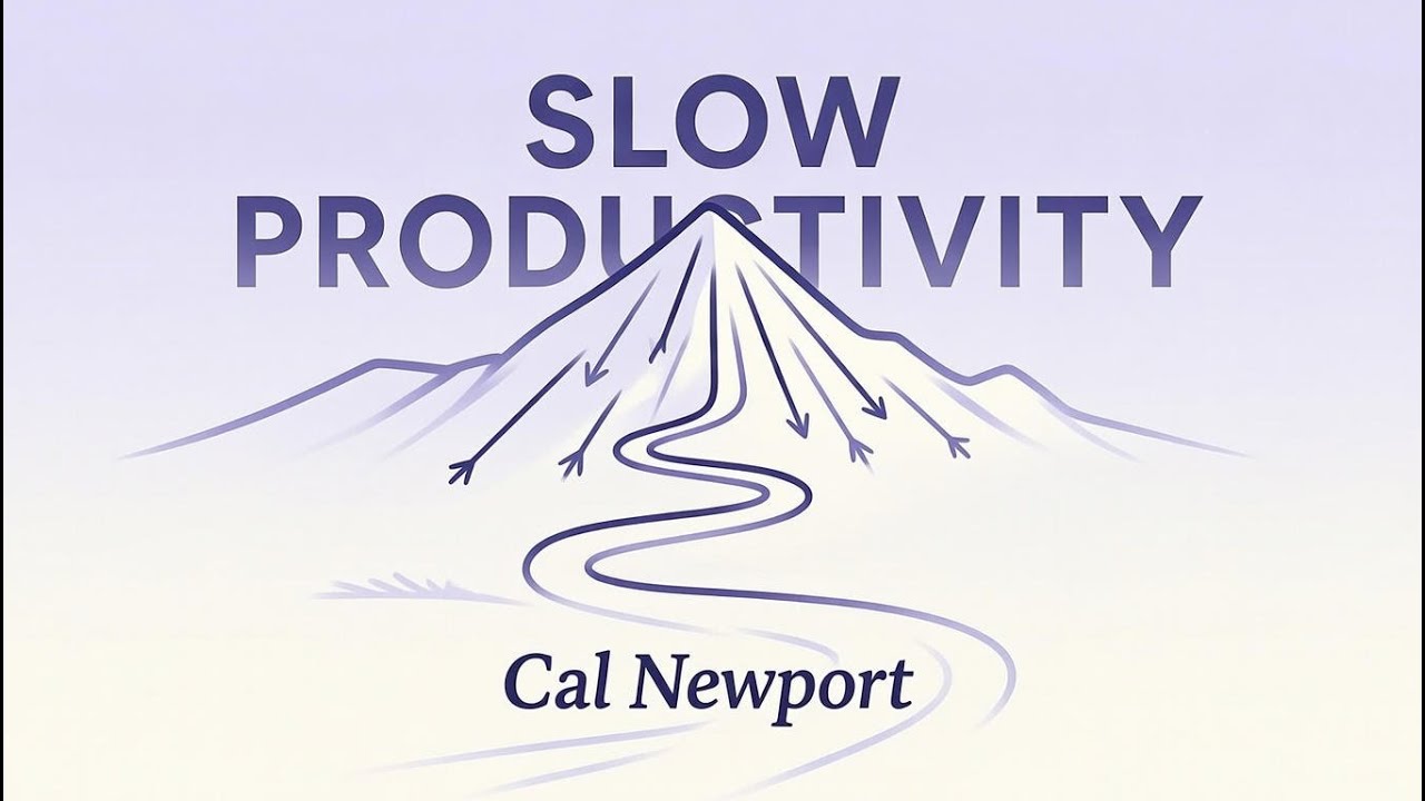 Slow Productivity by Cal Newport | Book Summary