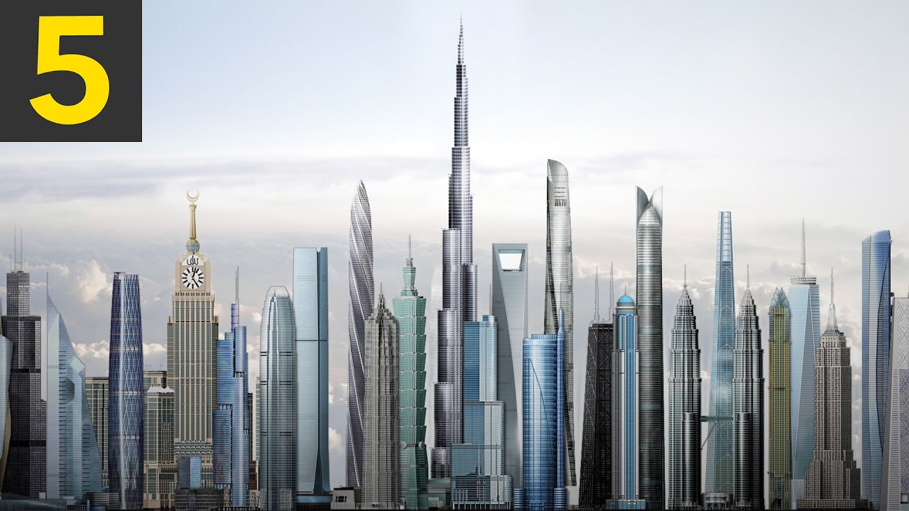 Top 5 Tallest Buildings on Earth (updated)