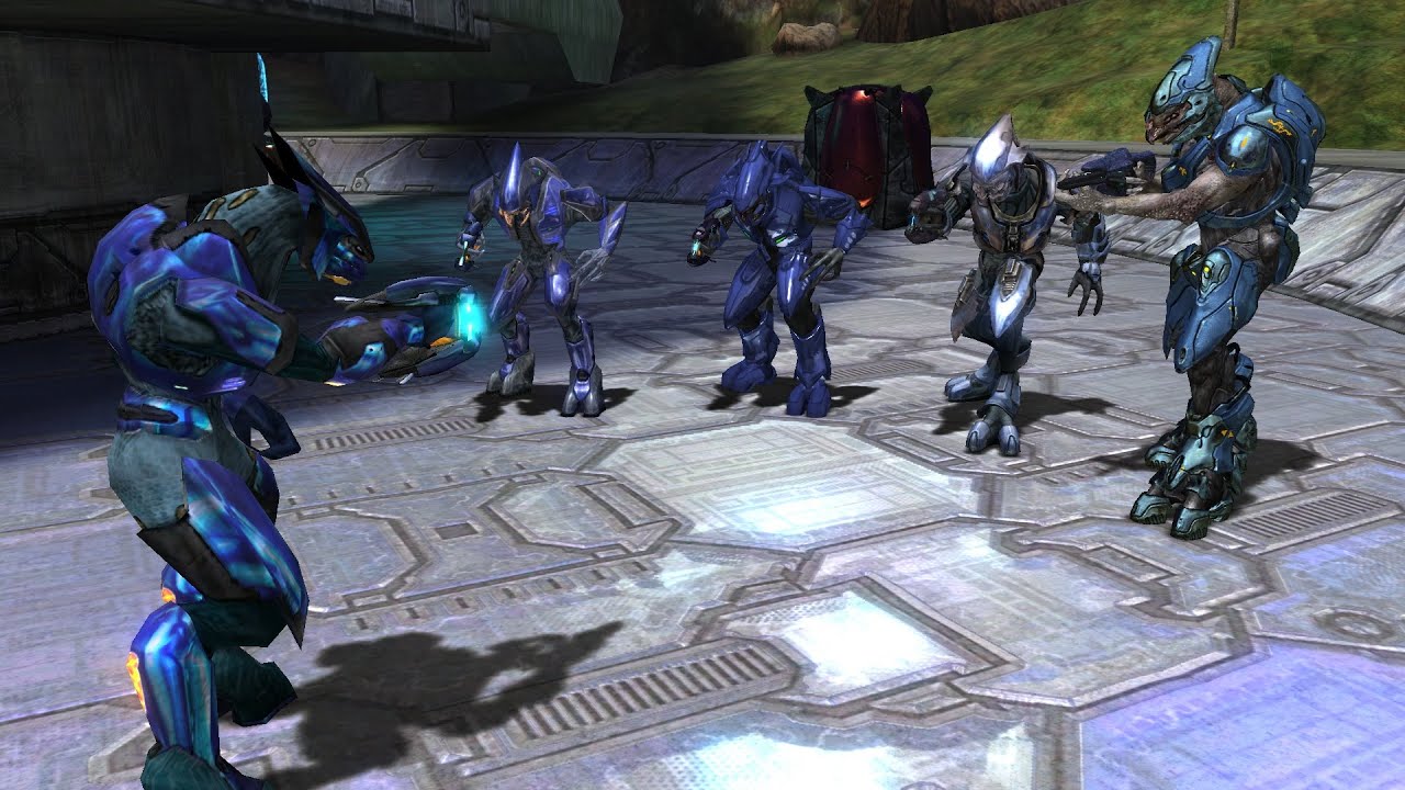 Элиты Halo 1 против всех элит Halo