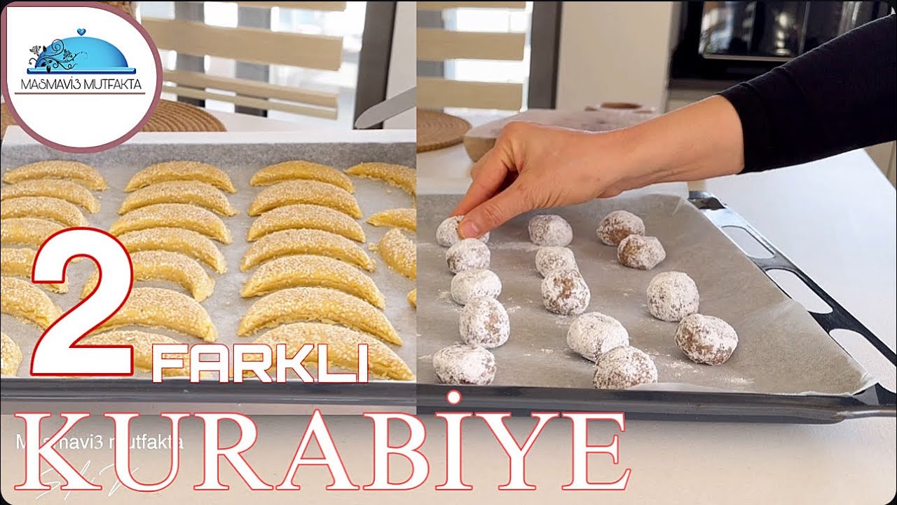 2 FARKLI ENFES KURABİYE‼️İTALYAN MORBİDİ KURABİYESİ ve AĞIZDA DAĞILAN AY KURABİYE*Nr:647