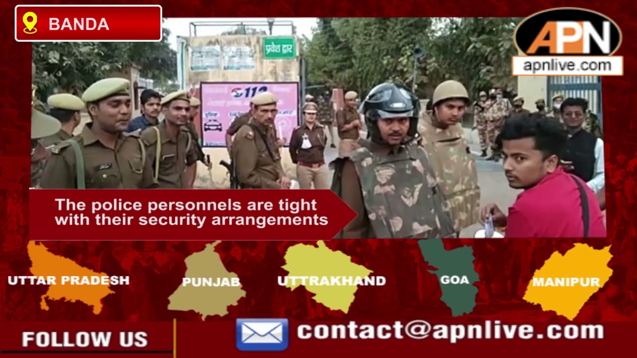 Election Results: Banda Police Tightened Arrangements With 3 Tier Security As Counting Begins