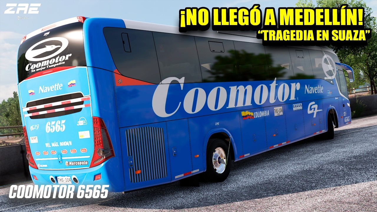 💙Coomotor 6565: El Trágico Final del Navette G7 en la Ruta Florencia - Medellín | ATS reconstrucción