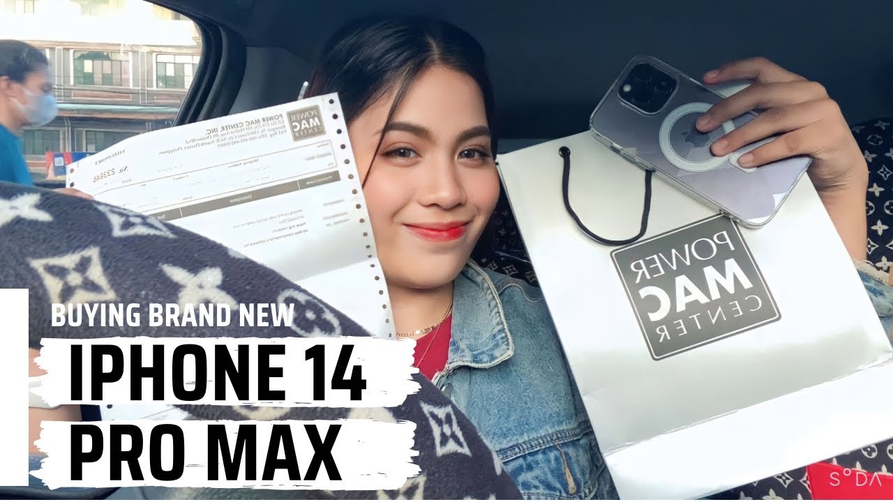 BUYING A BRAND NEW IPHONE 14 PRO MAX IN POWER MAC CENTER MOA | DEEP PURPLE | DREAM PHONE 🫶🏻