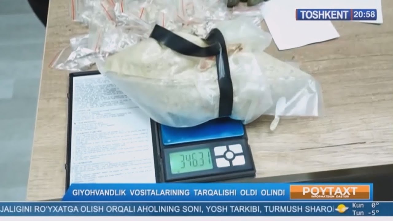 Giyohvandlik vositalarning tarqalishi oldi olindi (Toshkent)