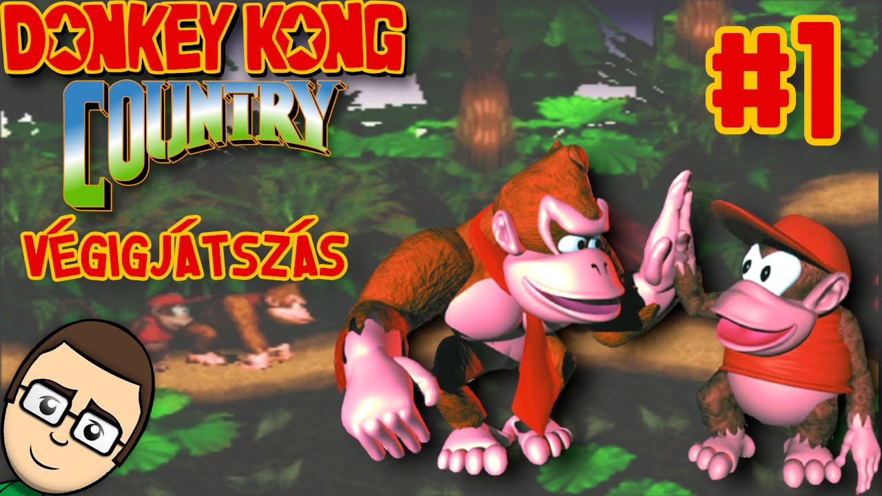 Donkey Kong Country (SNES) #1 - Majomkodjunk!