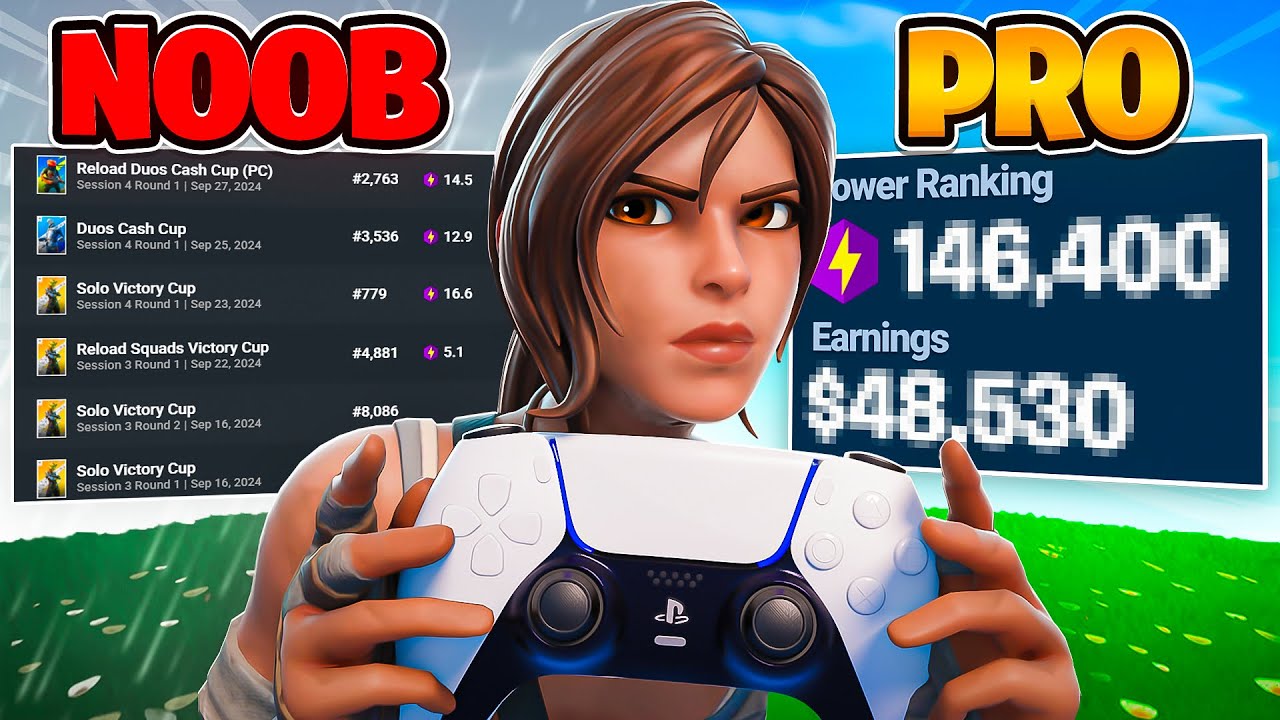 The FASTEST Way to Go PRO on Controller in Fortnite! (Make Earnings)