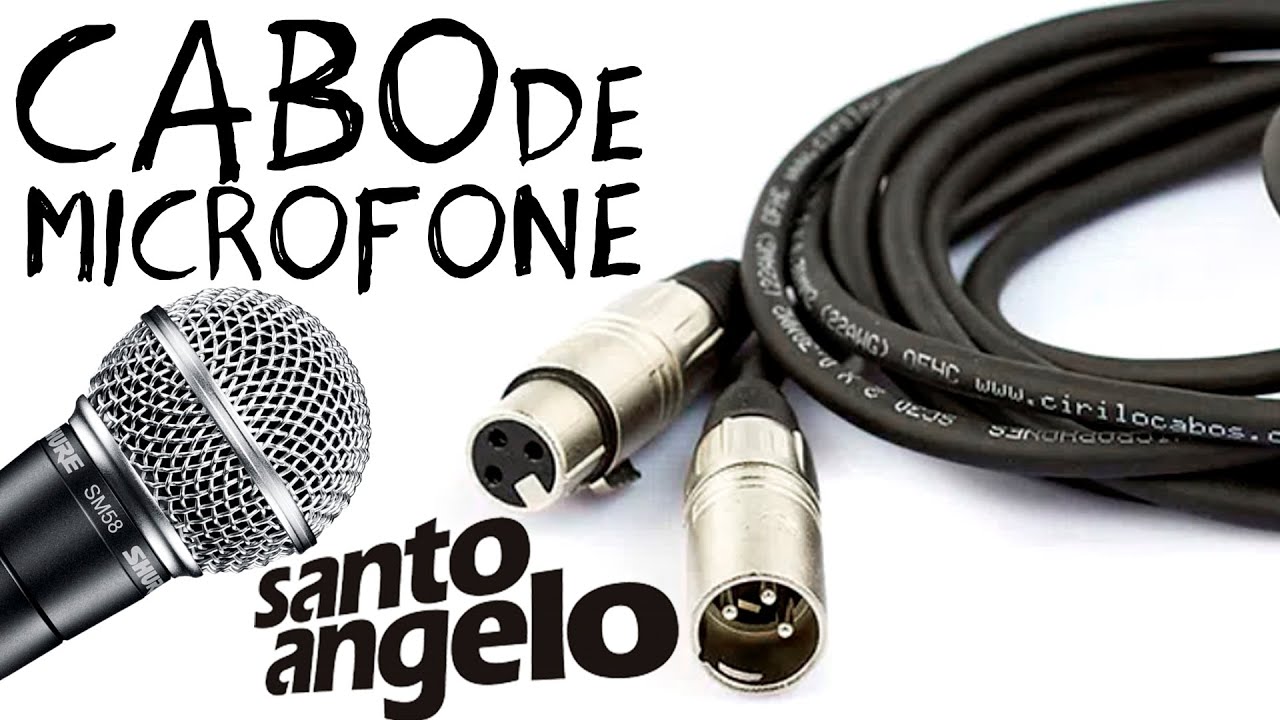 Como Montar um Cabo de Microfone Santo Ângelo Balanceado - XLR Macho para XLR Fêmea