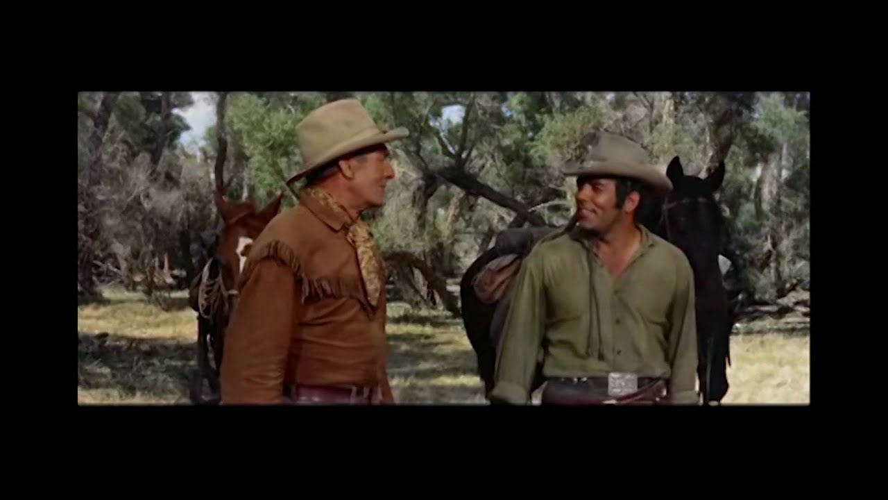 PERNELL ROBERTS: "Ride Lonesome" Scenes