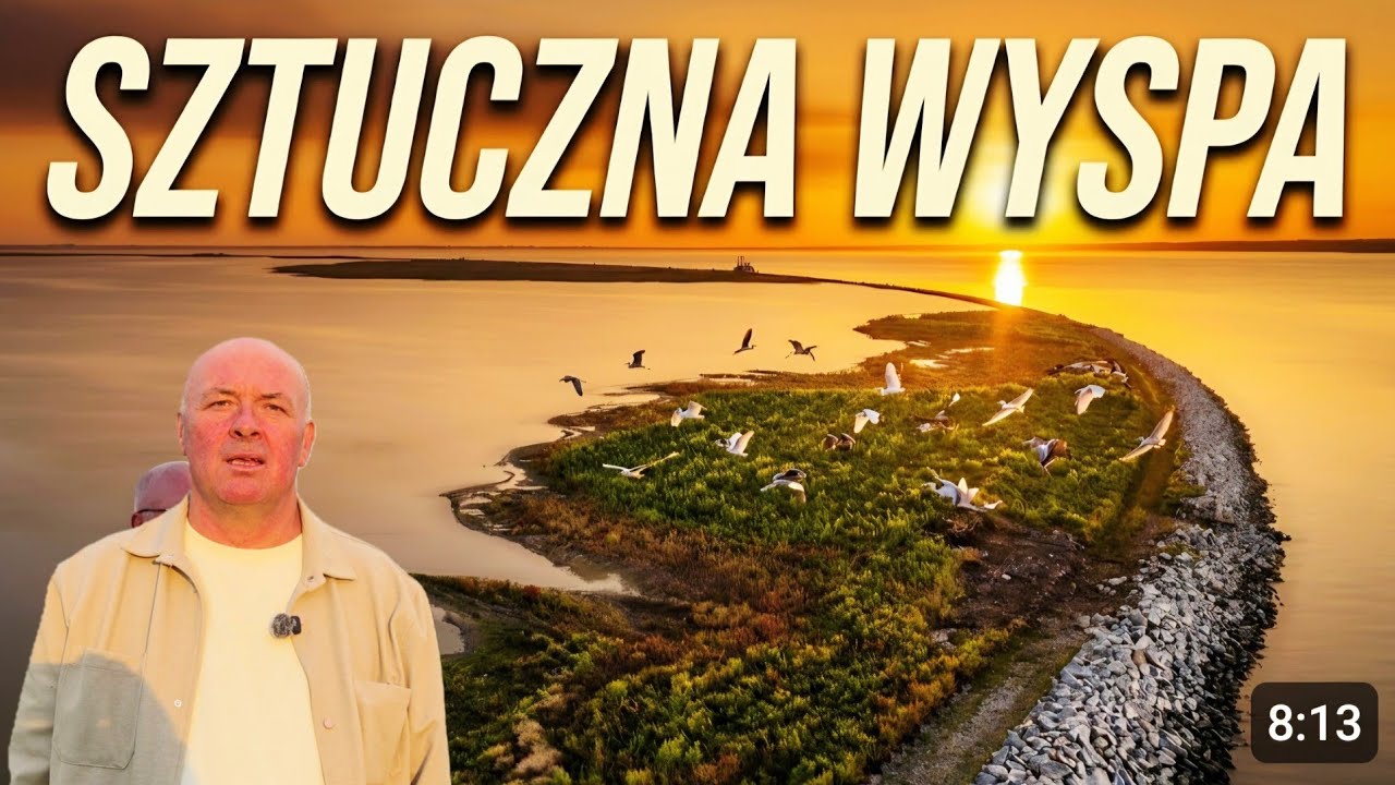 Wyspa Estyjska  - Zmierzch na placu budowy.