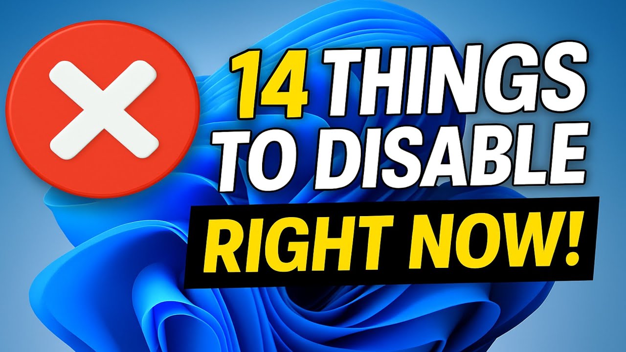 Отключите эти 14 параметров Windows прямо сейчас!!! (2026)