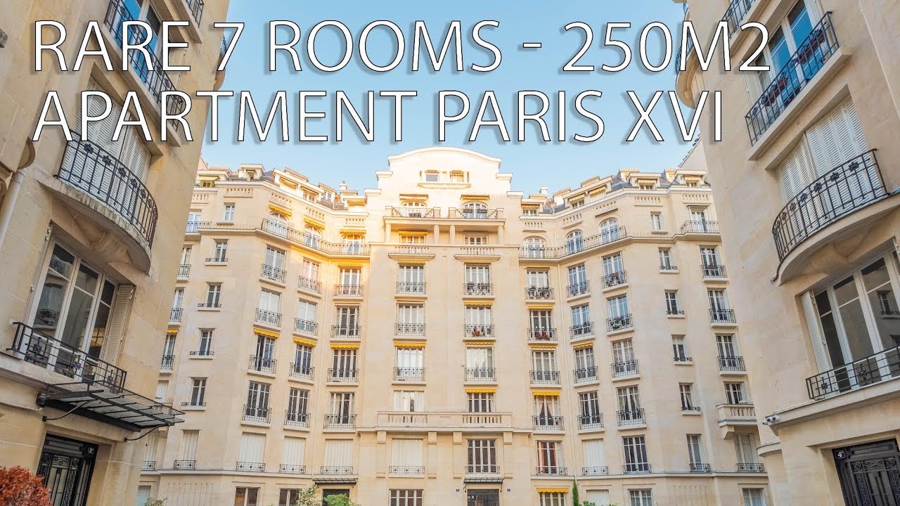 Rare apartment 7 rooms - 250m2 in PARIS XVI ref : 72498JLE75