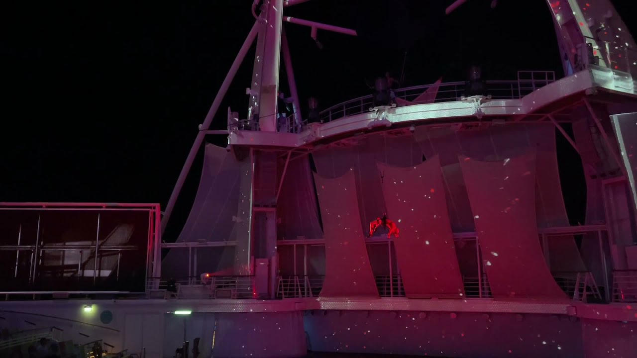 Symphony of the Seas HIRO AquaTheater Aqua Show Royal Caribbean Cruise August 2021