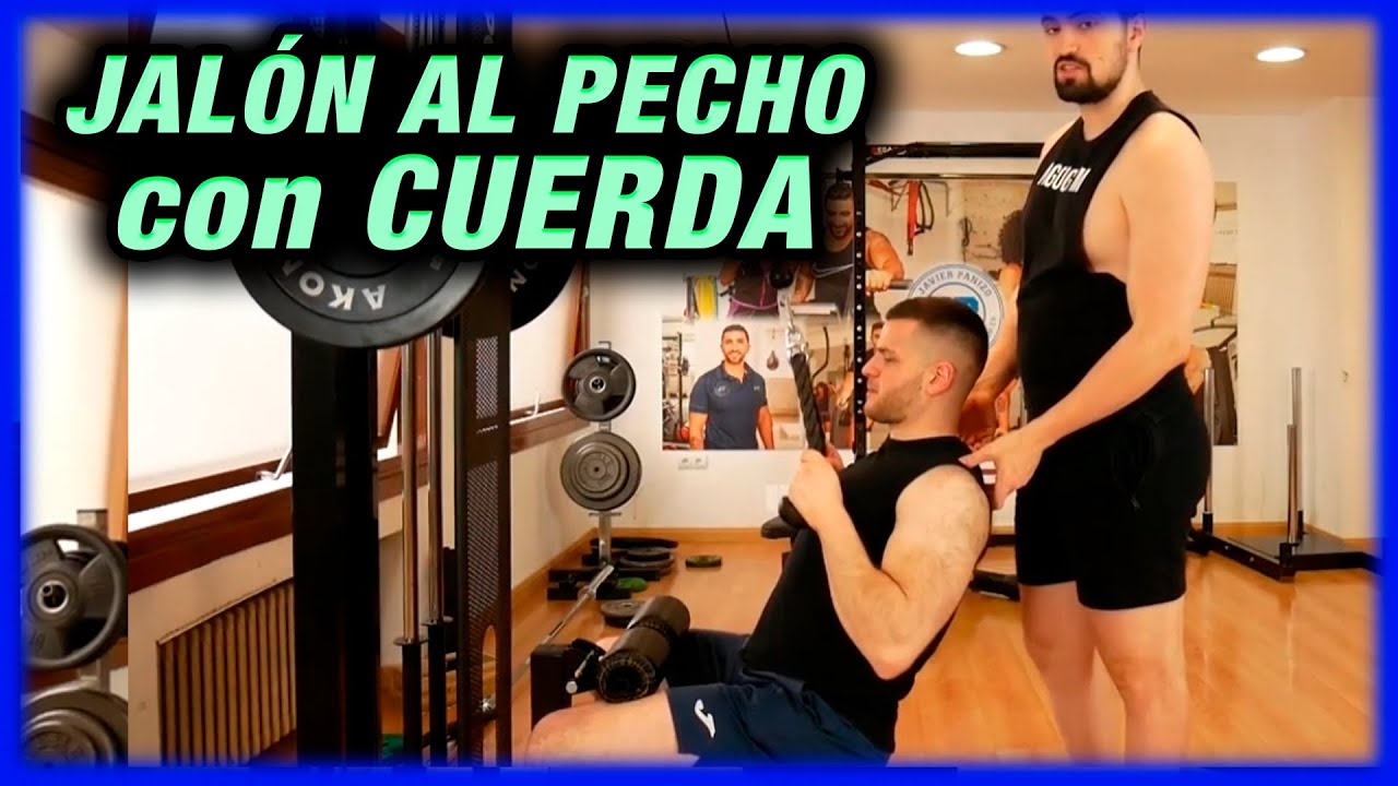 ➡️ Ejercicio Jalón al Pecho CON CUERDA = Jalón al Pecho con Soga  | Técnica, Errores y Consejos