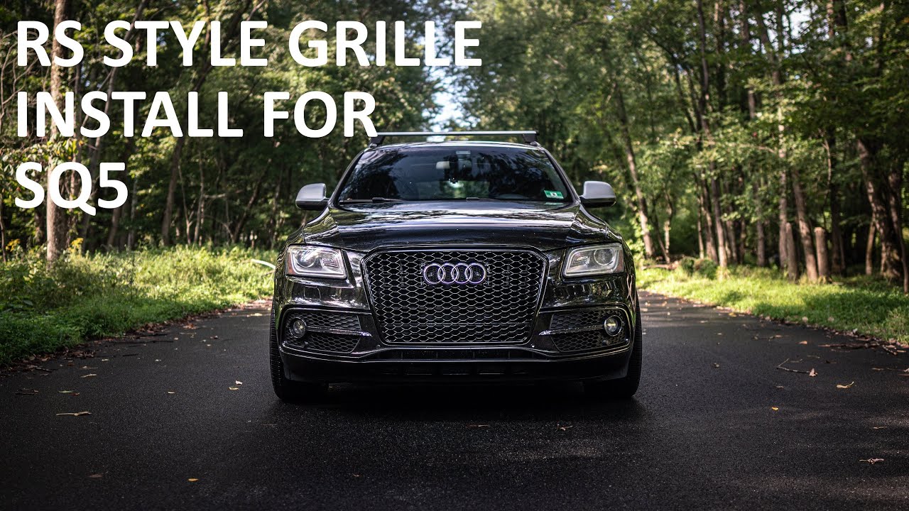 We had to cut this brand new grille to install on a SQ5!!