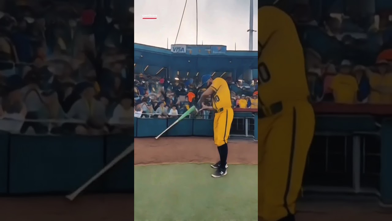 Insane Bat Twirl Skills 😲 | Baseball Player Spins Like a Pro! 