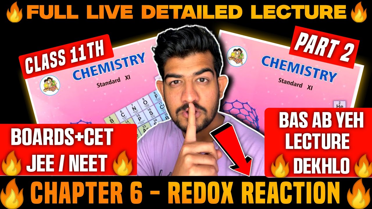 redox reaction class 11 chemistry | redox reactions class 11 maharashtra board one shot | PART 2