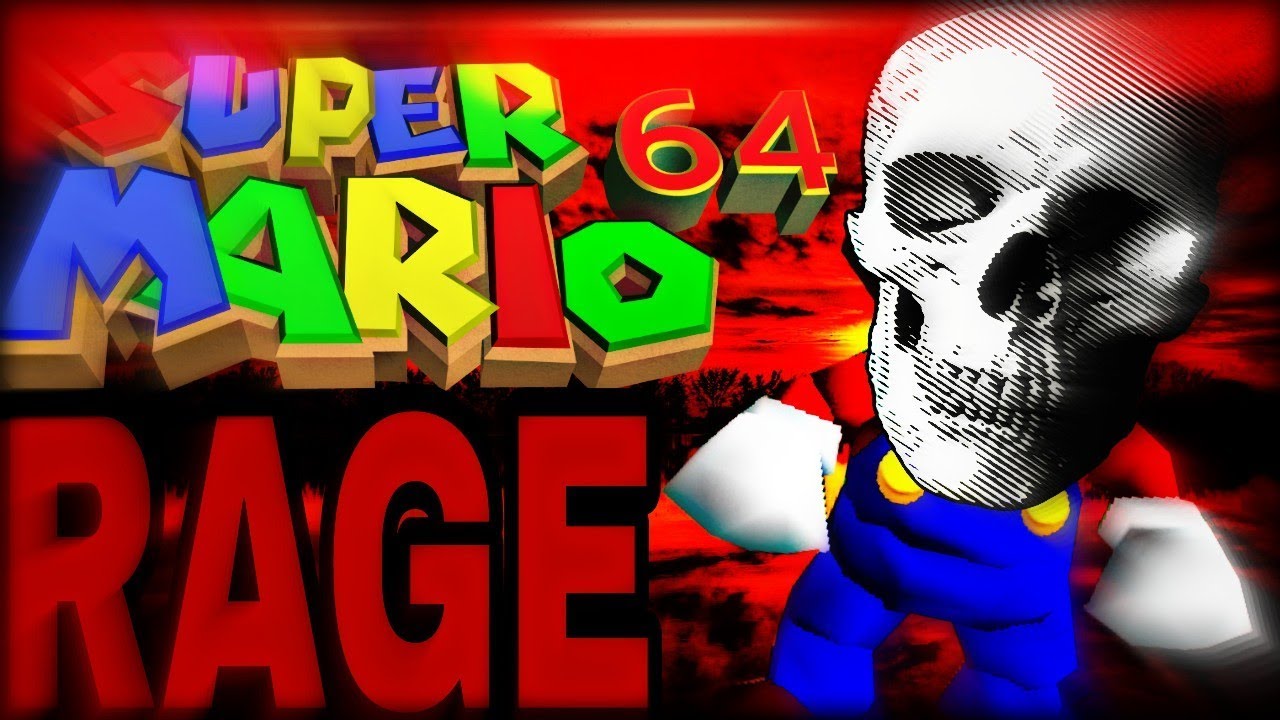 Super Mario 64 Speedrunning RAGE/POP-OFF Compilation