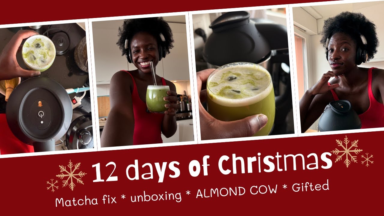 12 DAYS OF CHRISTMAS |  Unboxing *  ALMOND COW * Matcha N*gga | Gifted