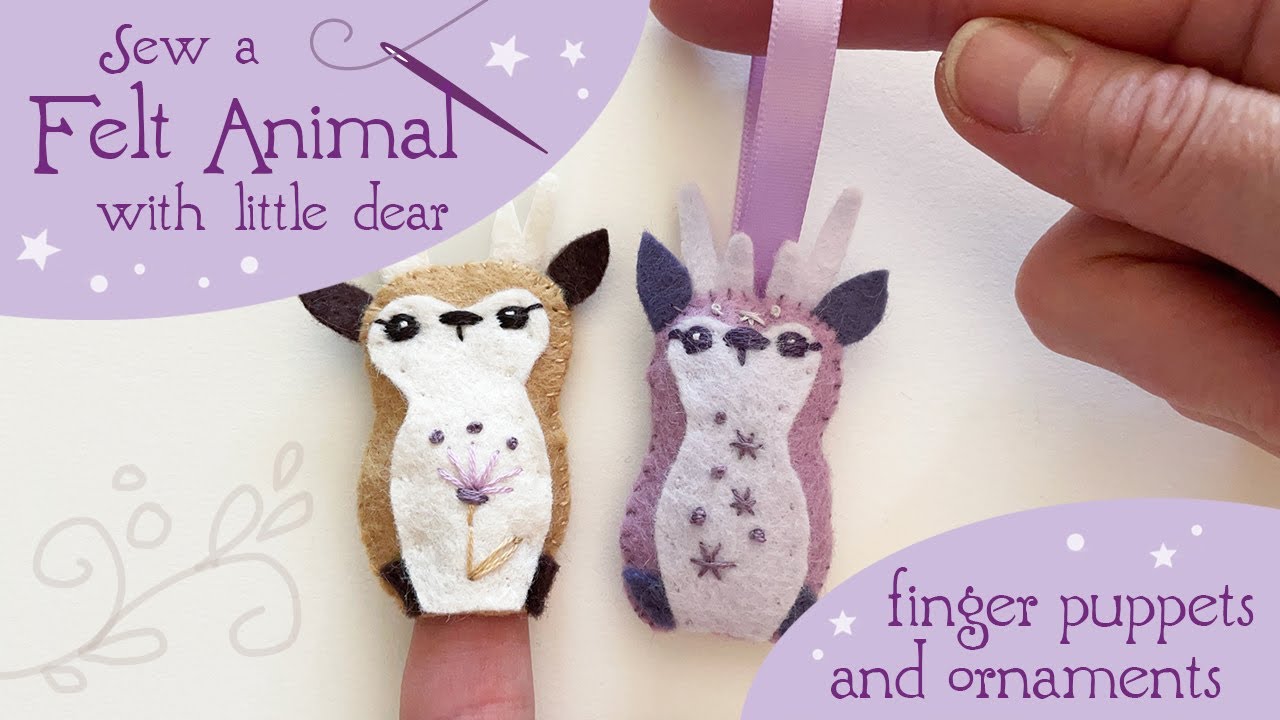 Sew Felt Animals with little dear