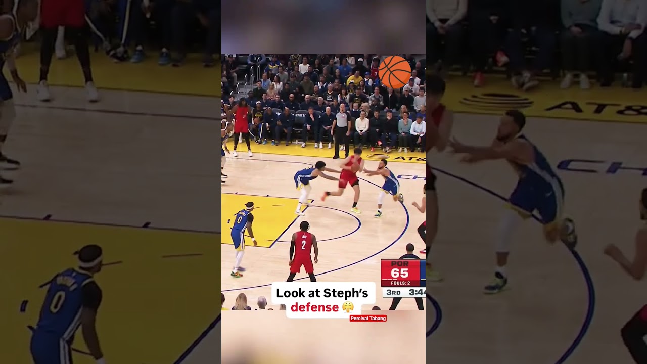 Look at Steph's defense 😤 