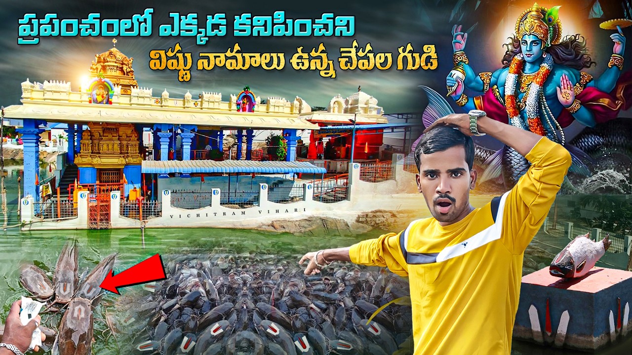 చేప అవతారంలో వెలిసిన లక్ష్మీ నరసింహ స్వామి | Matsyagiri Laxmi Narasimha Swamy Temple In Vemulakonda