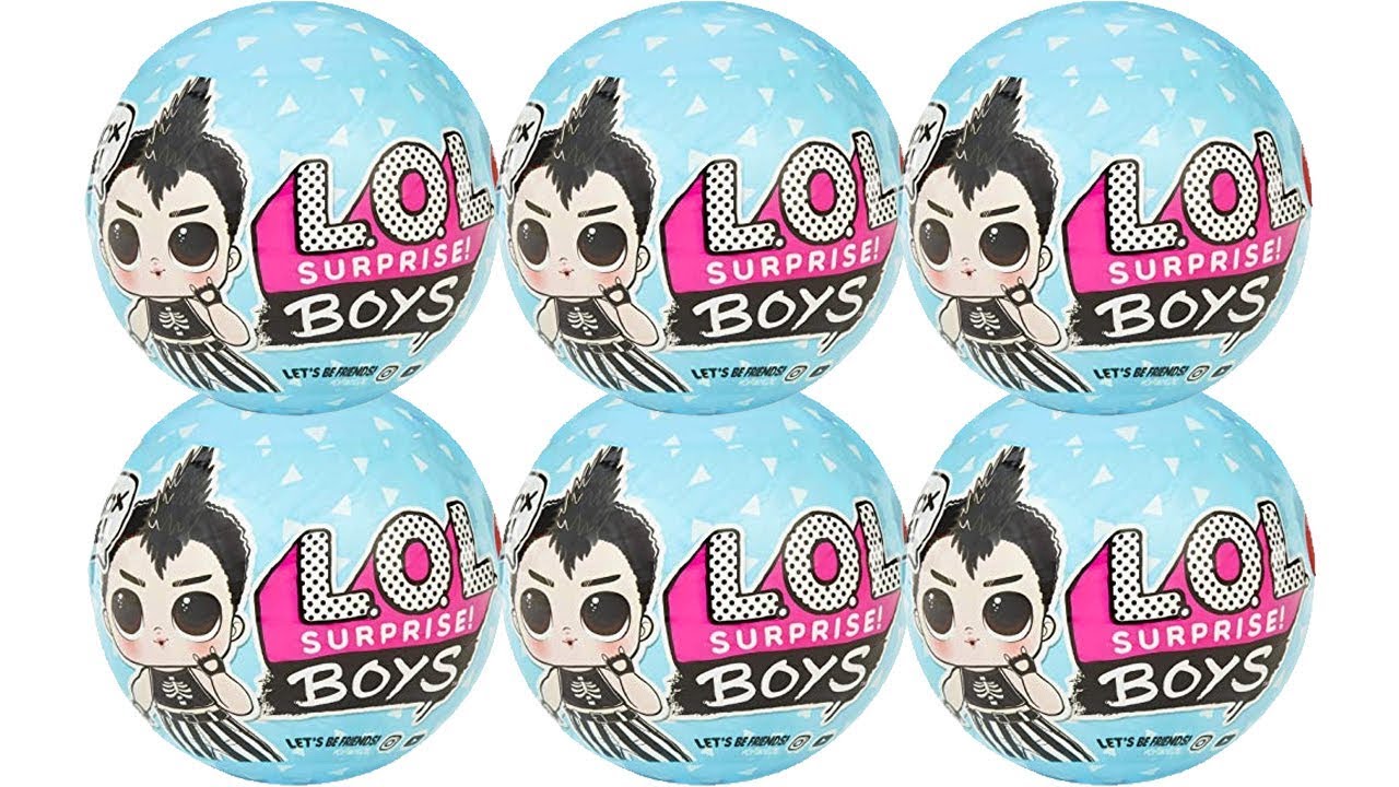 LOL Surprise Boys Dolls Series 1 Blind Box Unboxing Toy Review
