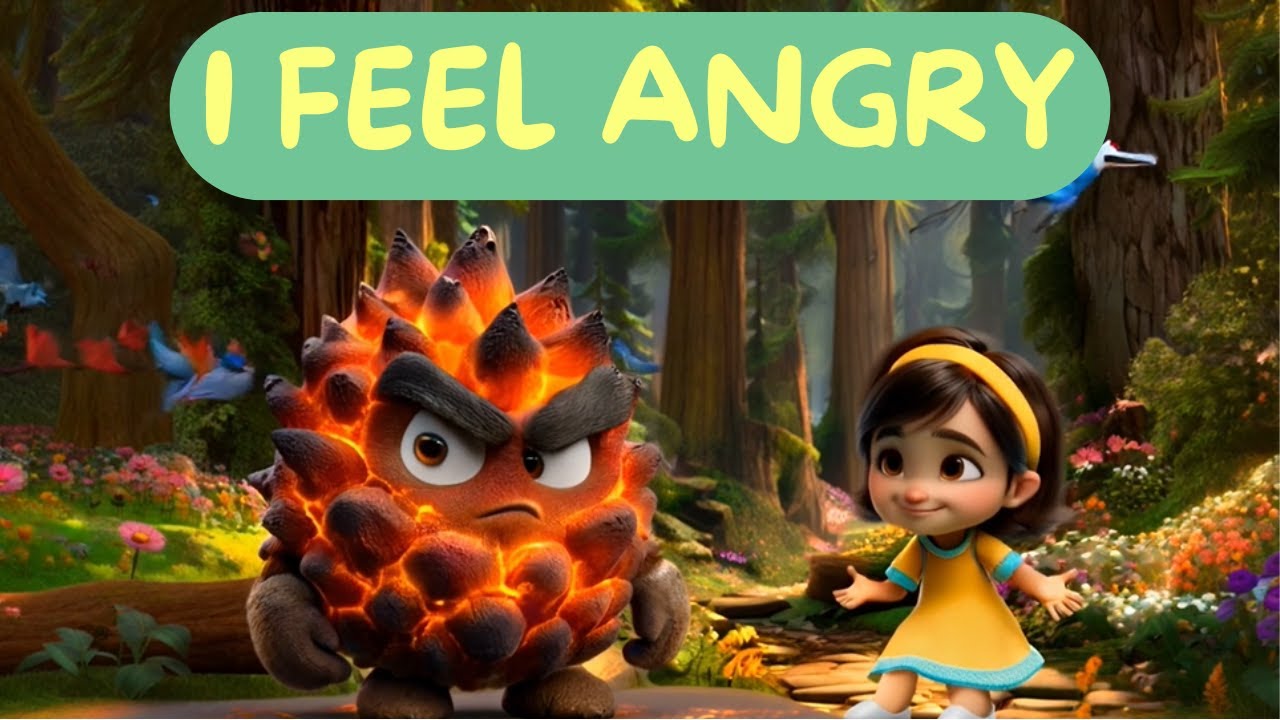 Feeling Angry? 🌋 Angry Volcano Chestnut | Calm Down Song for Kids