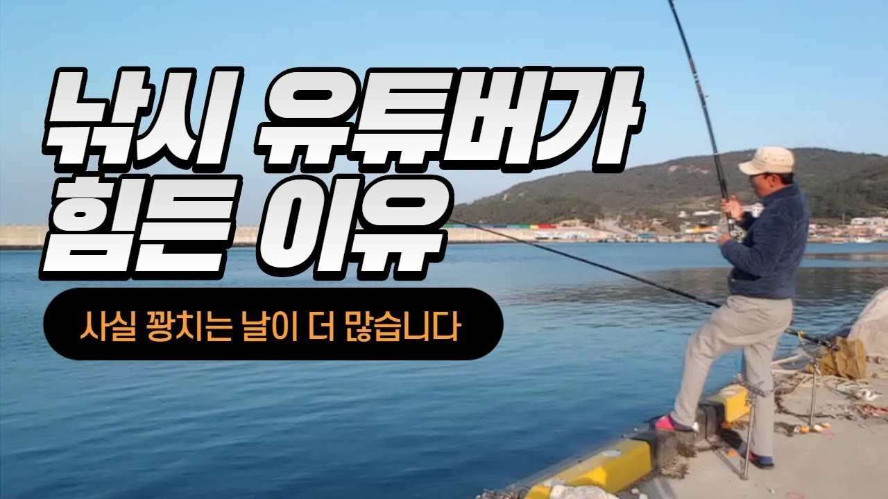 쓰다 남은 소라미끼로 가까운 내항에 원투낚시를 갔습니다...그냥 고기들 밥주러 간거라서 일부러 안잡은거에요.?? (fishing)