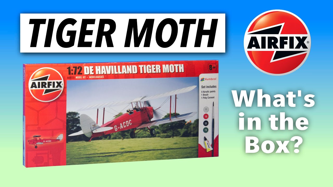 AIRFIX TIGER MOTH FROM LIDL - What's in the box?