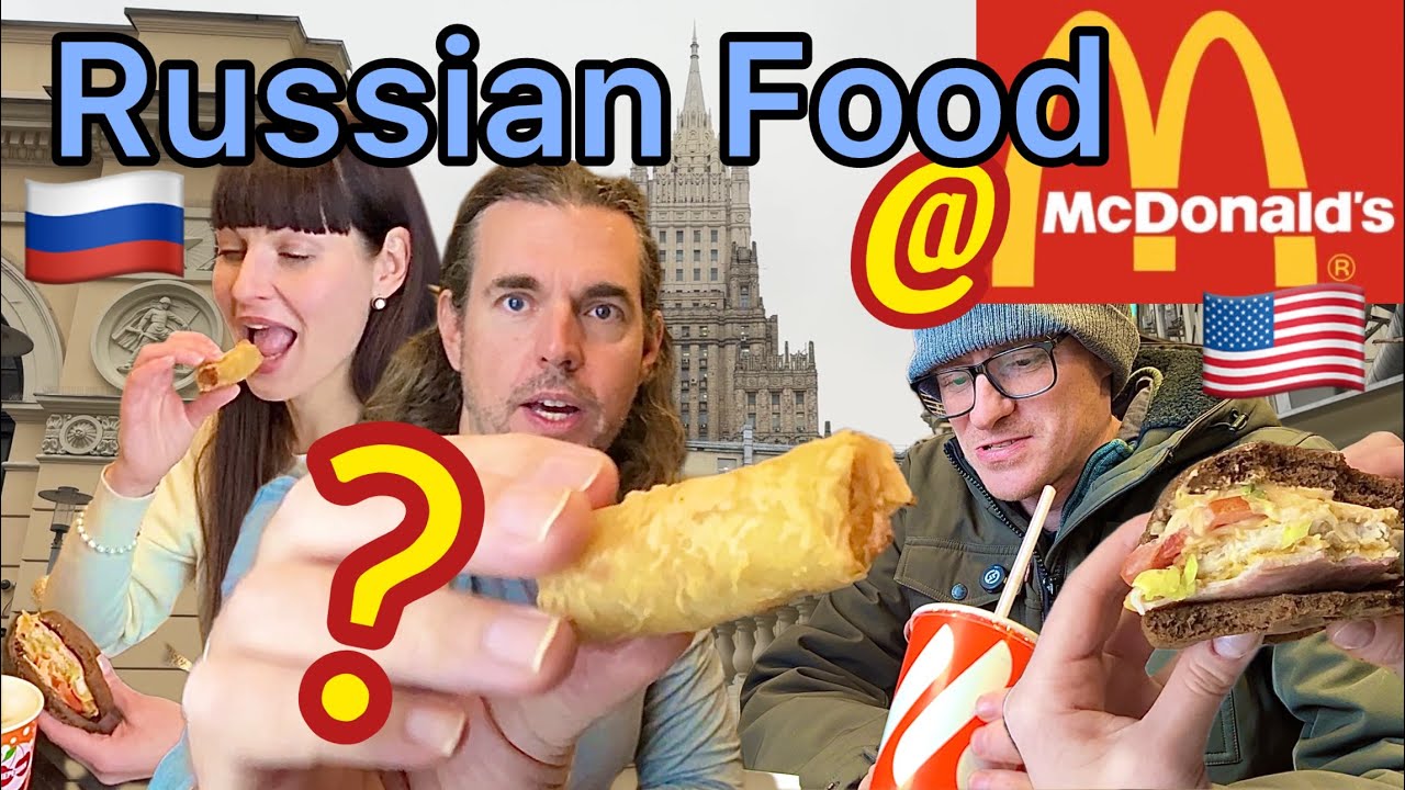 🍟McDonald’s Sells RUSSIAN Food!🇷🇺An AMERICAN Investigates with a SLAVIC WOMAN!🇺🇸@annaglobaltravel