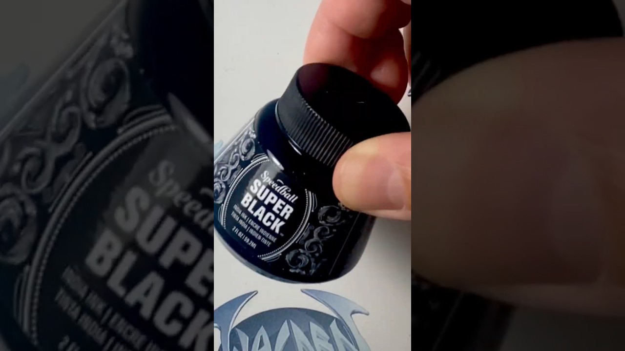Speedball Super Black India Ink