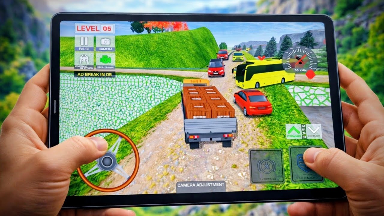 Truck Driver vs Crazy Traffic 🚚 Can I Survive Level 5? #games #gaming 