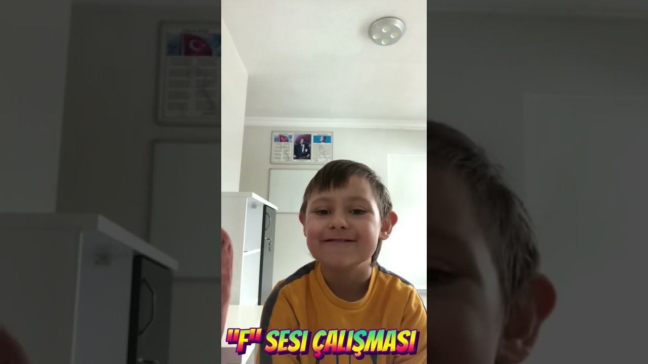 F sesi çalışması (Dislali) Dil ve konuşma terapisti