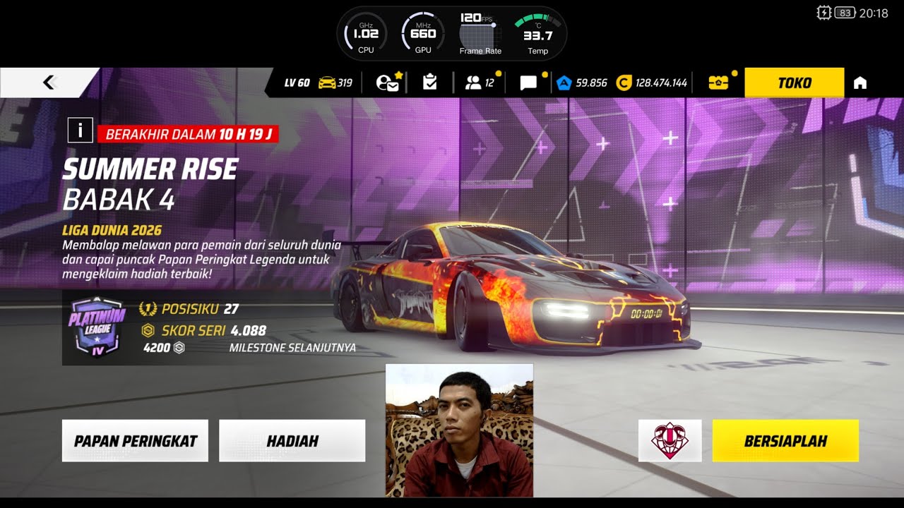 Mabar Asphalt Legends di malam hari raya idul fithri