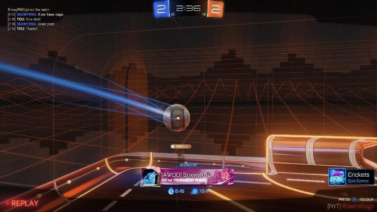 My first gc tournament win in rocket league