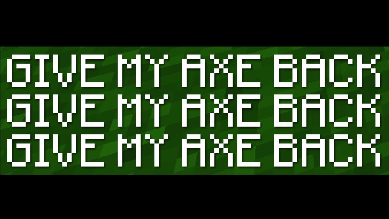 THE CURSED MINECRAFT AXE TROLL