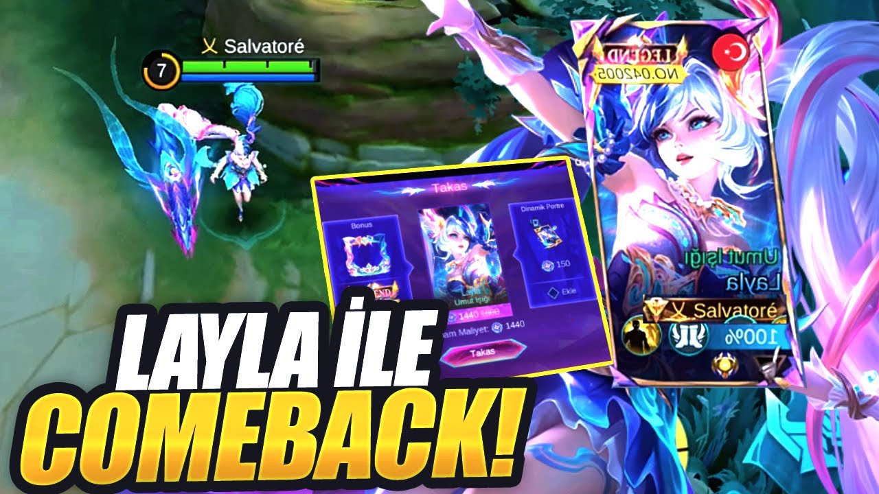 🔥 DÜNYA KADAR ELMAS BAYILIP LAYLA LEGENDİ ALDIM!! ÇEKİŞMELİ MAÇ!! | SALVATORE MLBB