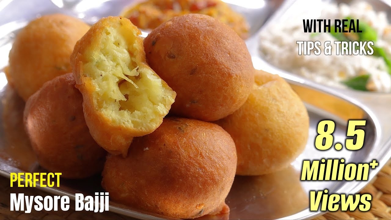 మైసూర్ బజ్జి / బోండా || Mysore Bajji / Mysore Bonda Recipe street food style in telugu | Vismai food
