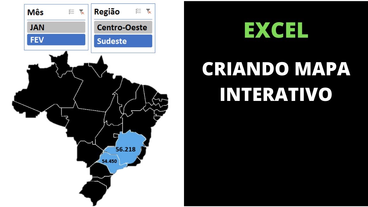 EXCEL - Criando Mapa Interativo