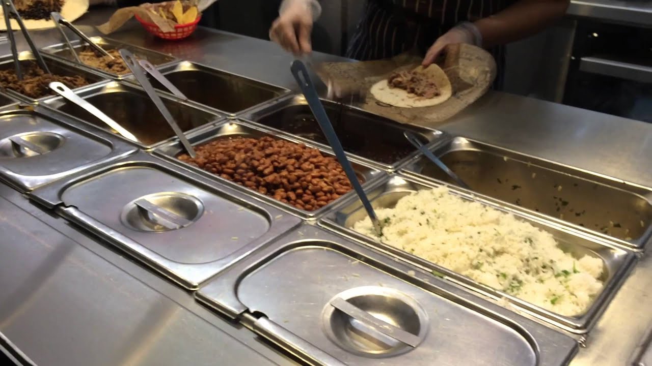 Roberts London Visit to Chipotle Mexican Grill for a Burrito