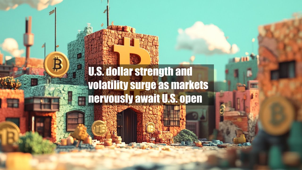 U.S. dollar strength and volatility surge as markets nervously await U.S. open