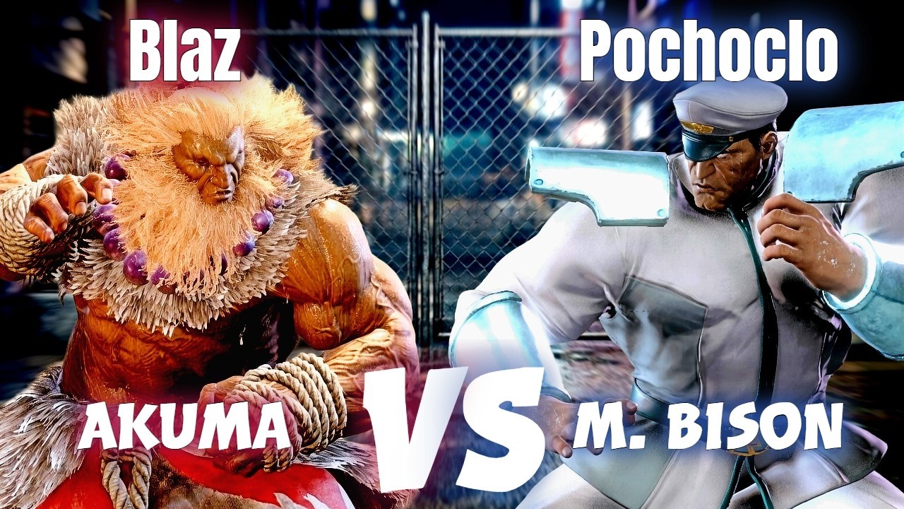 SF6 🔥 Blaz (Akuma) Vs Pochoclo (M. Bison) 🔥 Street Fighter 6